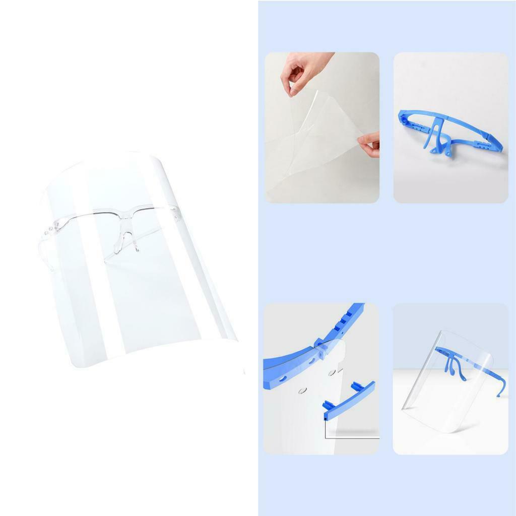 Clear Safety Full Face Shield FaceShield Protection Anti-Splash Anti-fog