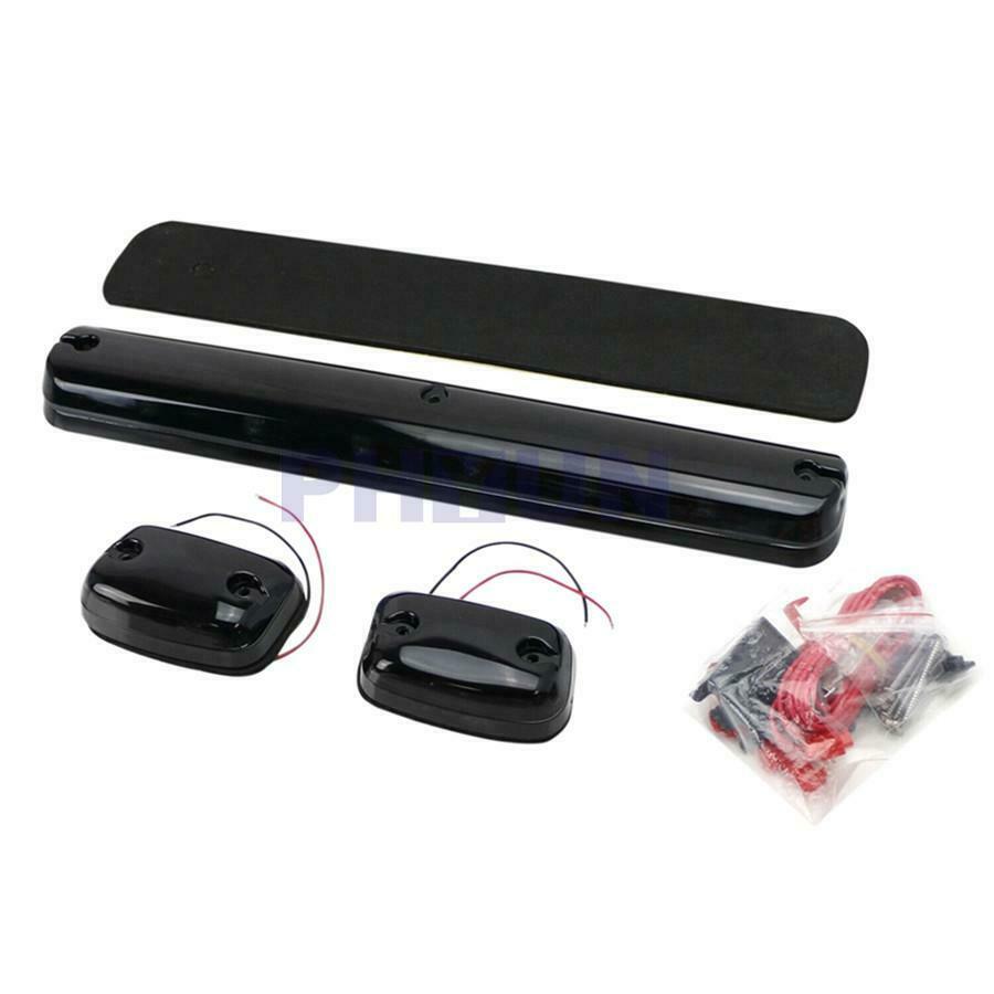 3x Car 3000K Amber LED Cab Roof Marker Light For Chevrolet Silverado GMC Sierra