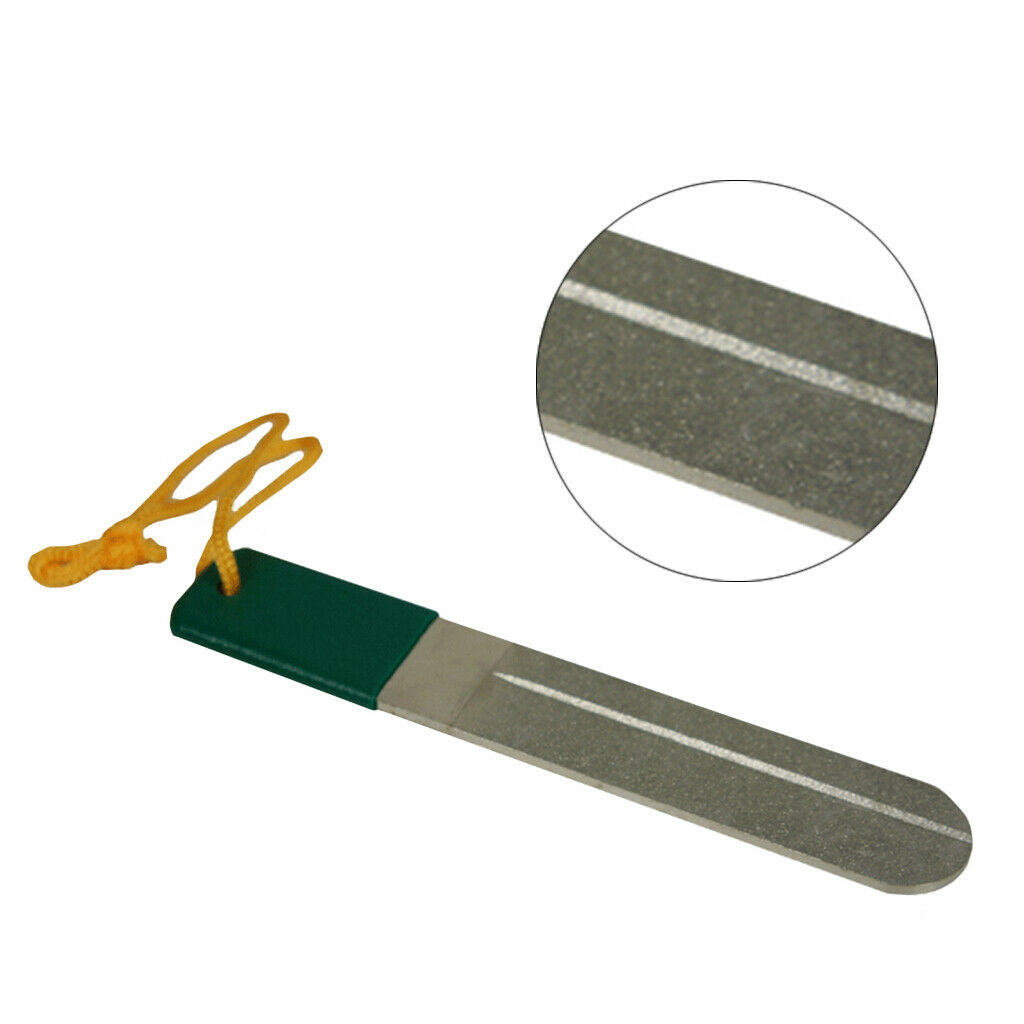 Fish Hook Hone Sharpener Survival Fishing Accessories with Lanyard 6inch