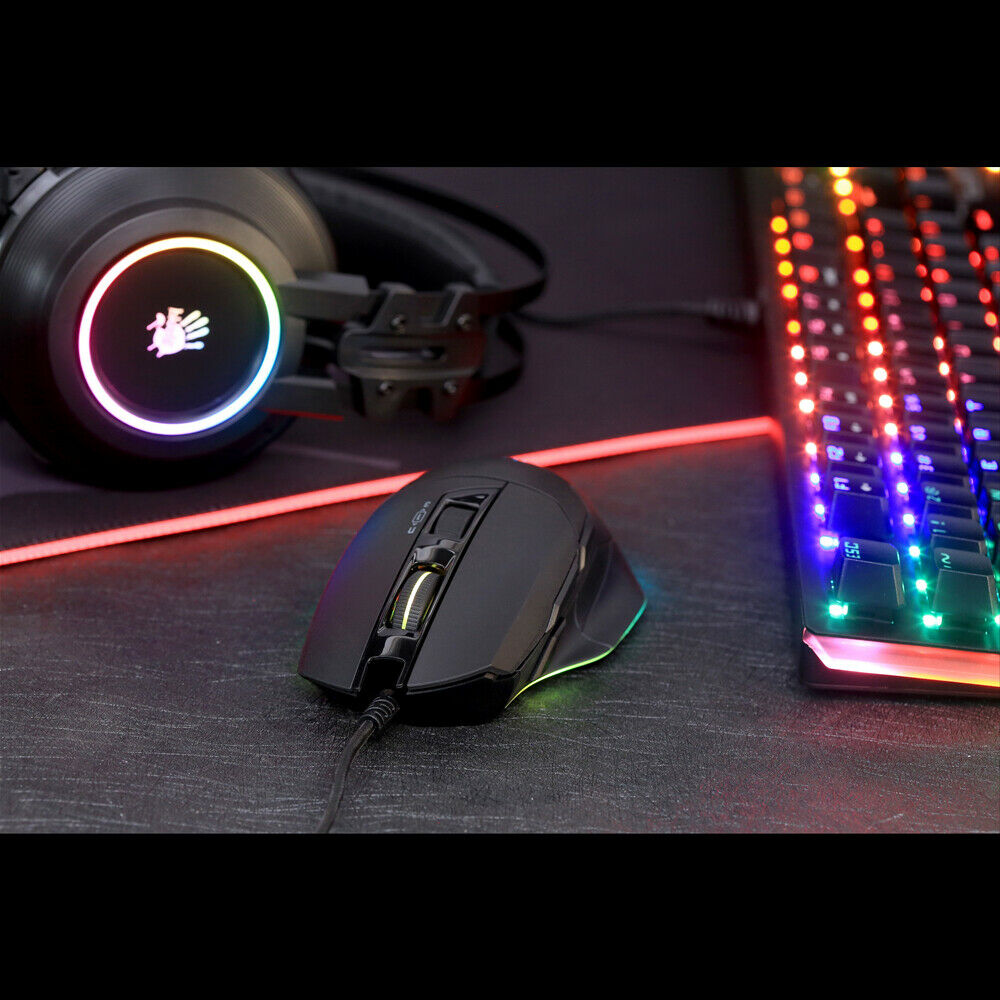 For BLOODY W70 MAX Wired USB Gaming Mouse Programmable Activation Version