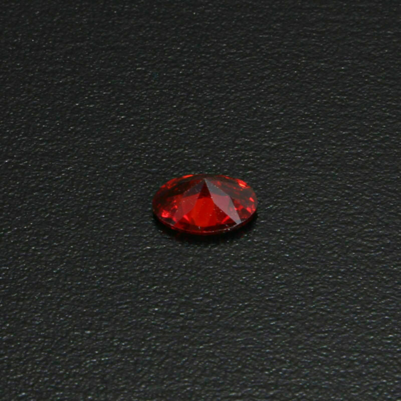 7x5mm Oval AAAAA Natural VVS Heated Glass Filling Pomegranate Red Gestone