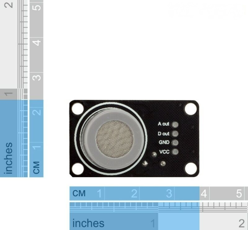 Mq-7 Carbon Monoxide Co Gas Sensor Detection Module Gas Sensor Module Black