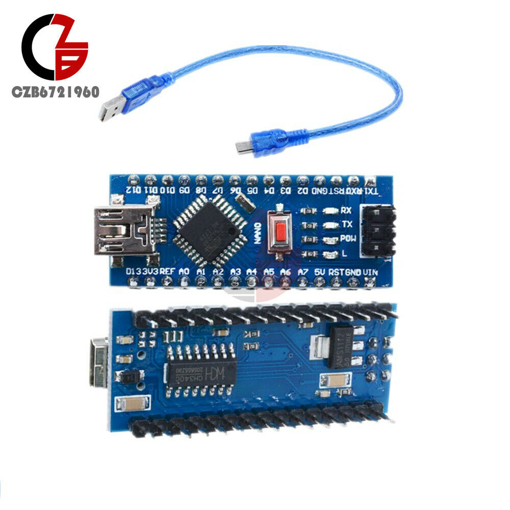 ATmega328P-AU Nano V3.0 USB 16M 5V CH340G Micro-Controller Board For Arduino