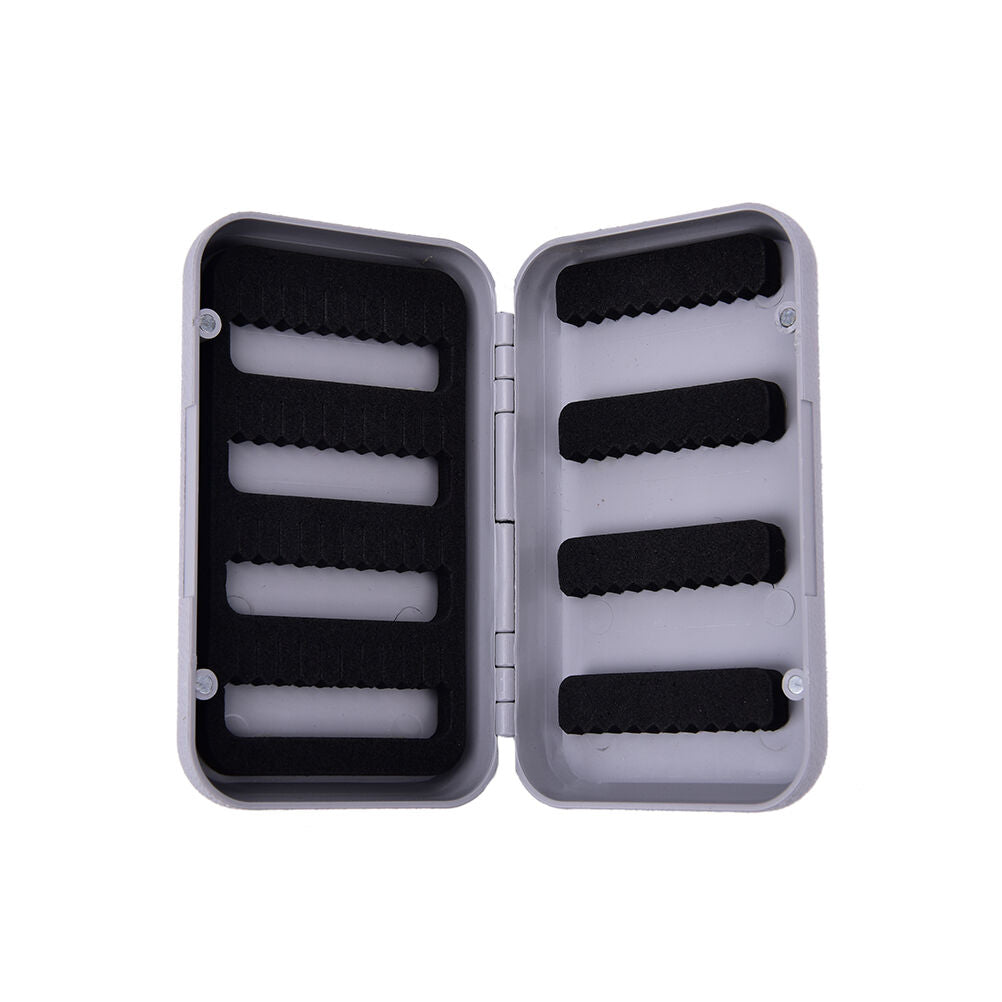 Box Foam Waterproof Plastic Bait Hook single Side Lure Storage Fly Fishing.l8