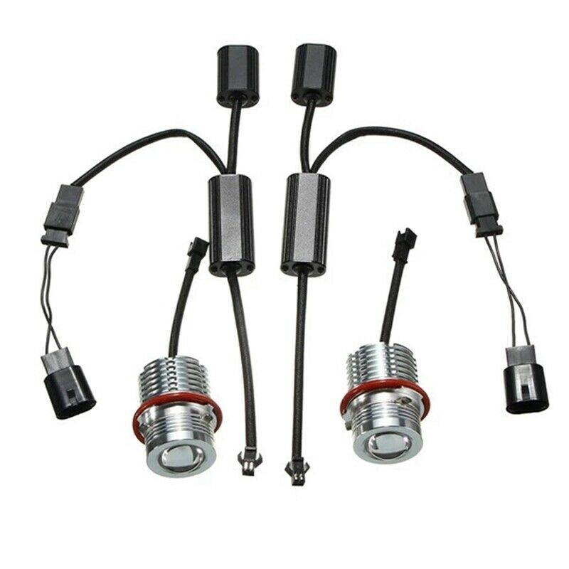 2Pcs LED Headlight Angel Eyes Bulb Marker Error Free for  5 6 7 X3 X5 Series EJ7