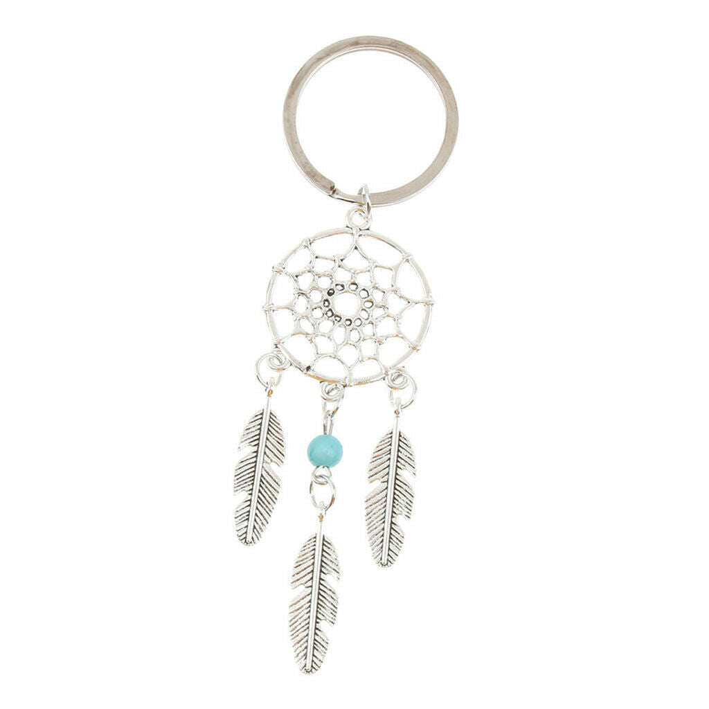 Set of 2 Handmade Dreamcatcher Key Ring Chain Charm for Phone Ornaments