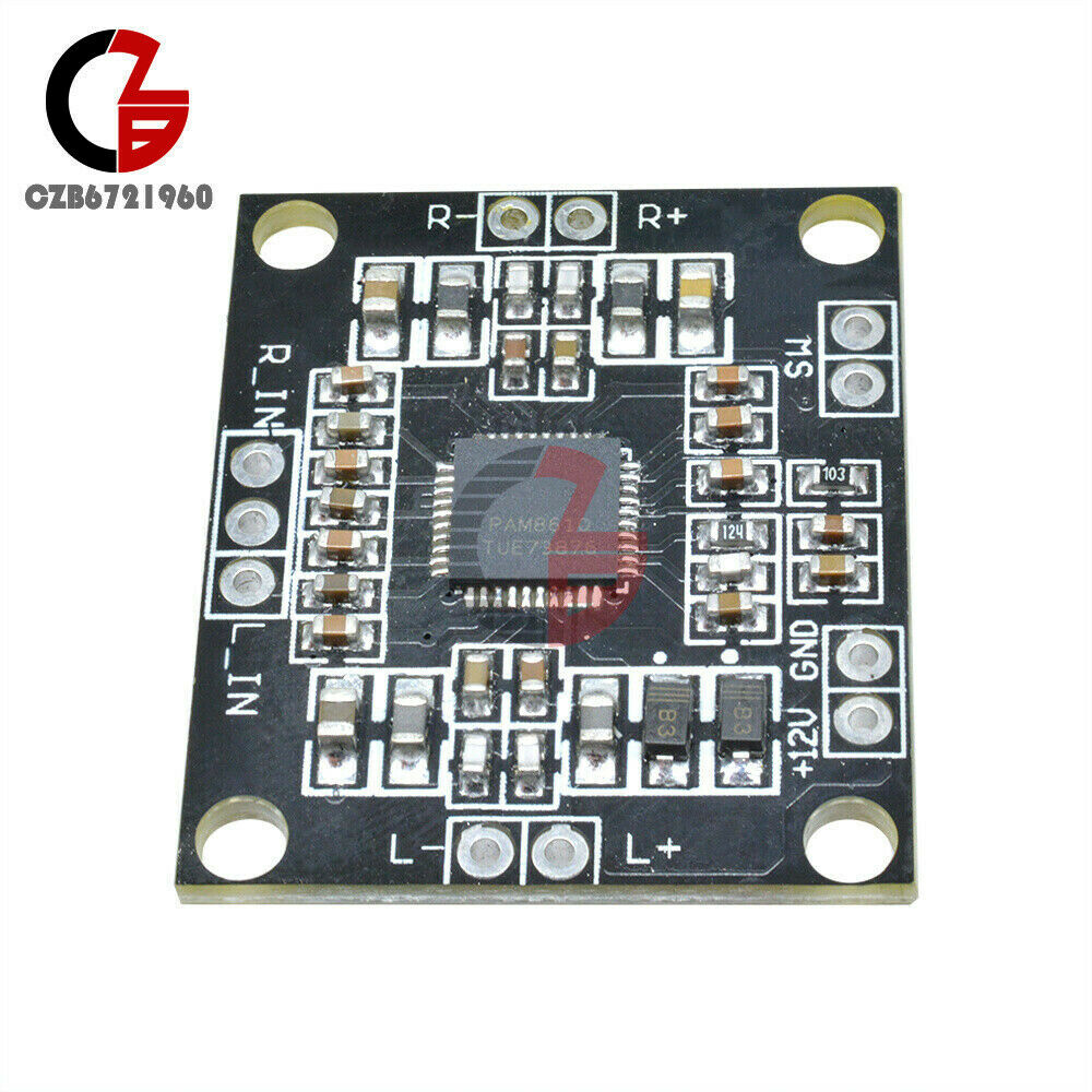 5PCS Digital PAM8610 2*15W Dual channel Stereo Class Amplifier Board 12V
