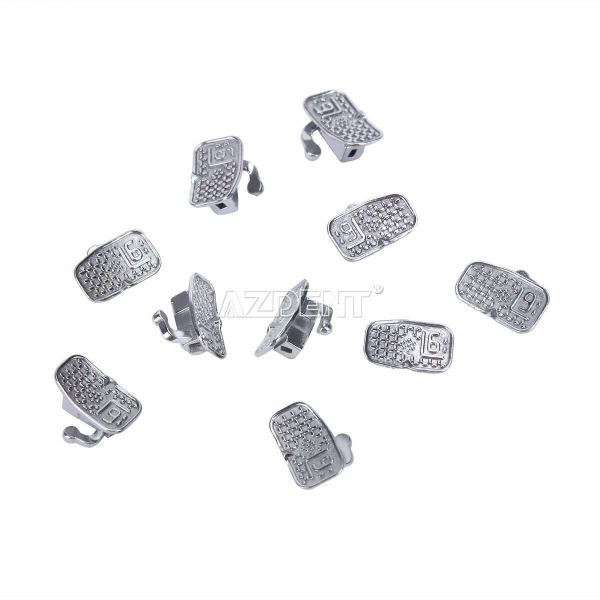 5Packs Dental Ortho Buccal Tube Bondable Monoblock 1st Molar Roth 022 Non-Conv