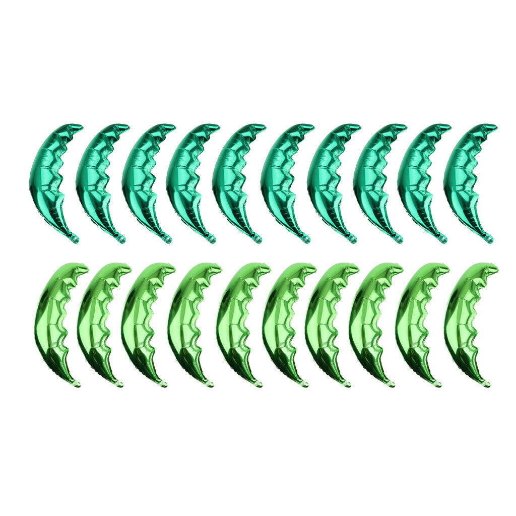 20x Aluminium Foil Balloons Hawaiian Luau Birthday Wedding Ornaments Green