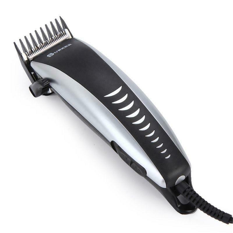 Professional Electric Plug-In Hair Clippers Beard Trimmer Barber Grooming Kit