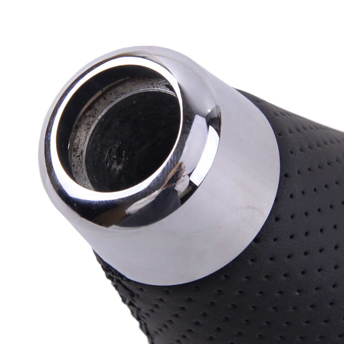 6 Speed Car Auto Leather Manual Gear Shift Stick Knob Shifter Lever Head*