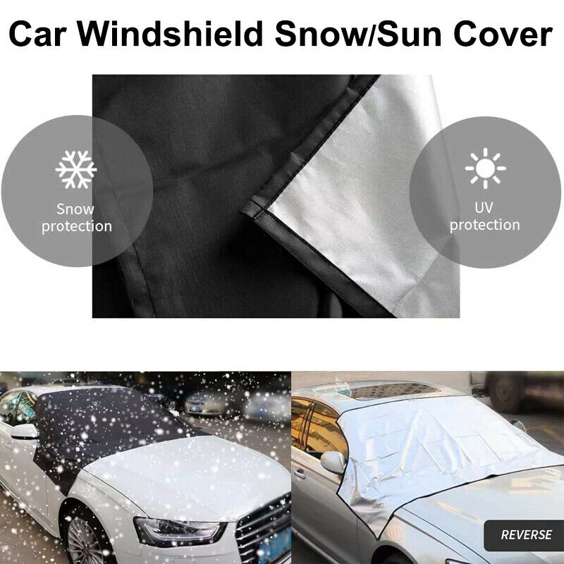 Car Windshield Snow / Sun Cover Ice Frost Sun Shade UV Block Protector 2-in-1
