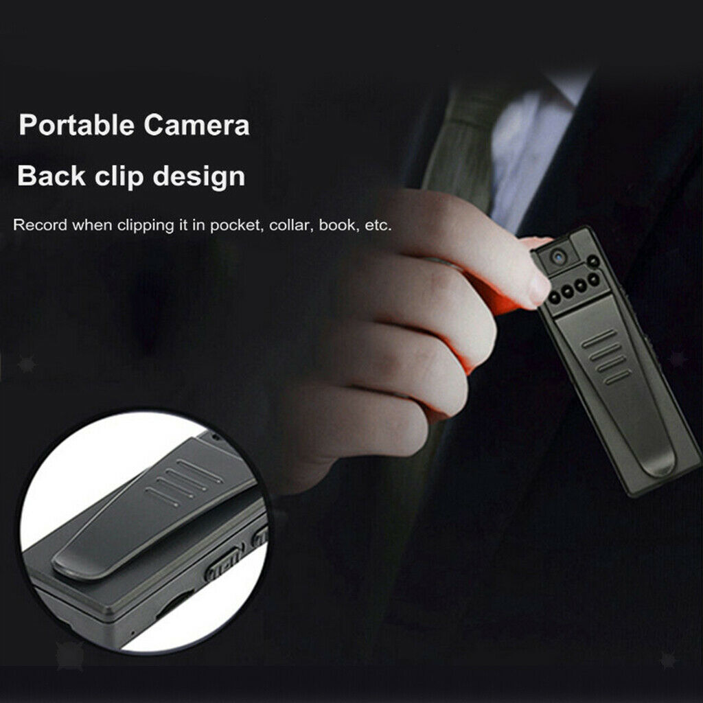 Body Camera 720P Wearable Body Cameras Night Vision Camera Small Body Daily Use