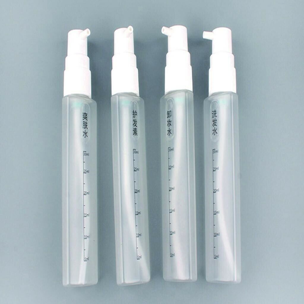 Travel Bottle Portable Shower Sub-bottling Press Tube Liquid Container Gray