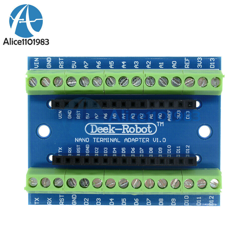 5PCS Terminal Adapter board for the Arduino Nano V3.0 AVR ATMEGA328P-AU Module