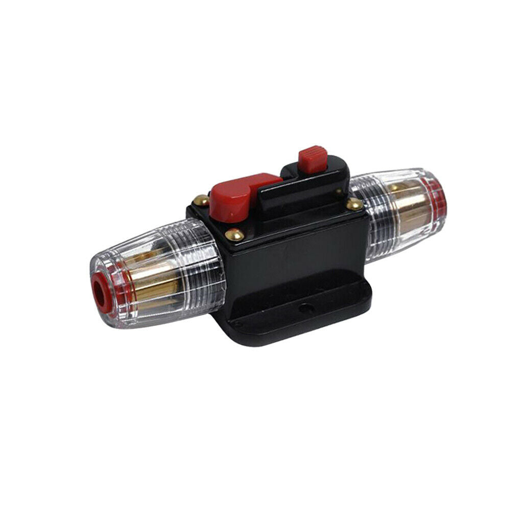 12/48V Car Audio Circuit Breaker Protection Fuse Holder 4-8 AWG Wire 40A