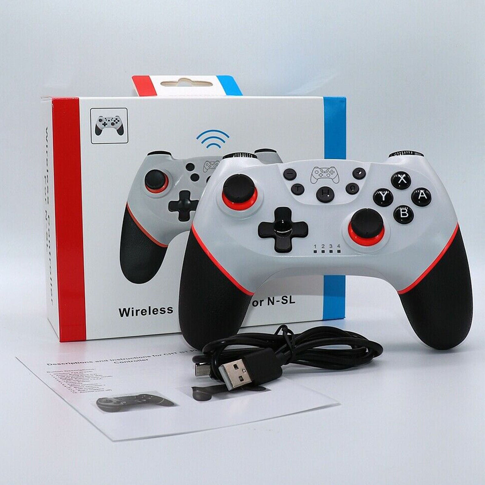 For Nintendo Switch Console NS Bluetooth Wireless Pro Gamepad Joypad Controller