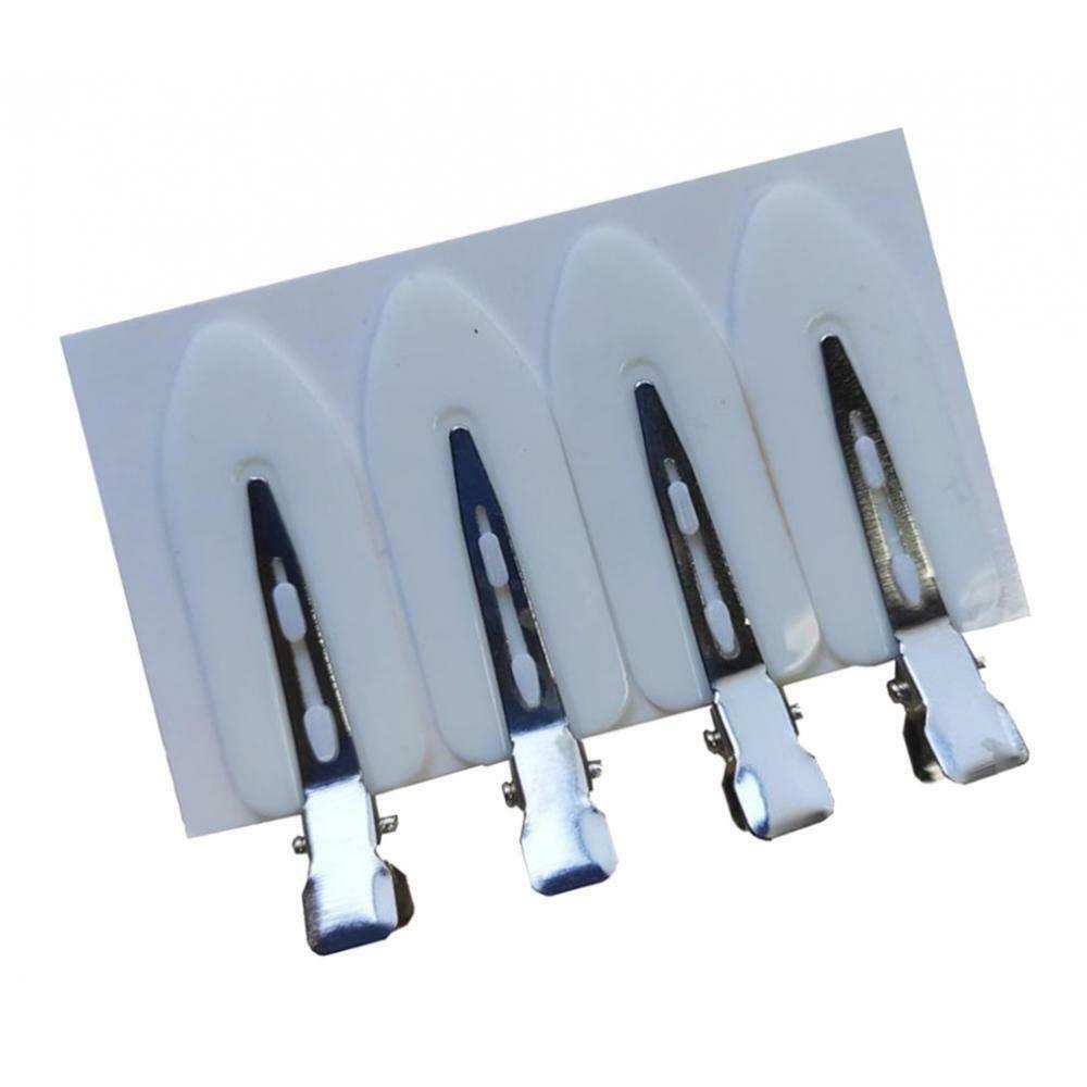 12 Packs Leaf Shape Plastic No Bend Clips Seamless Bangs Clamps Barrettes