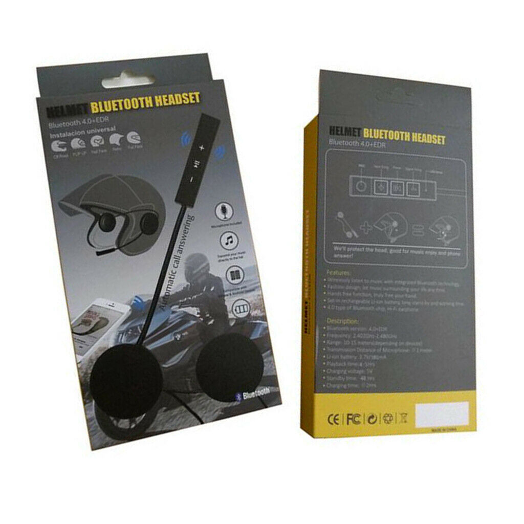 BT8 Motorcycle Helmet Bluetooth V4.0+EDR Earphone Auto Answer with Mic