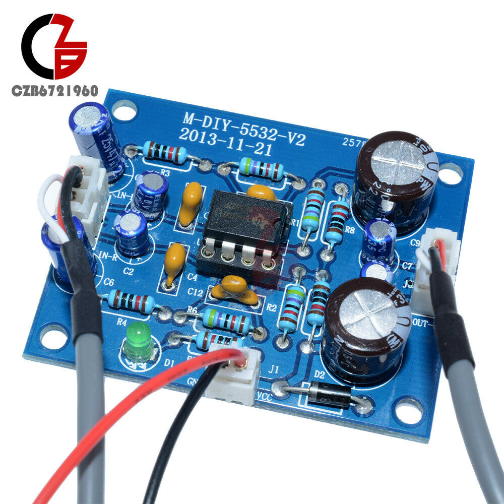 NE5532 OP AMP HIFI Preamplifier Signal Amplification Board for Bluetooth Pre-amp