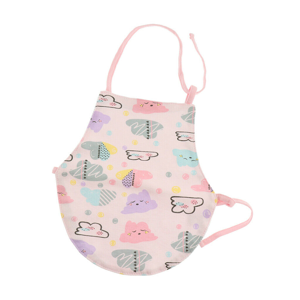 Cotton Apron Saliva Towel Burp Clothes For Infant Newborn Baby - Purple Clouds