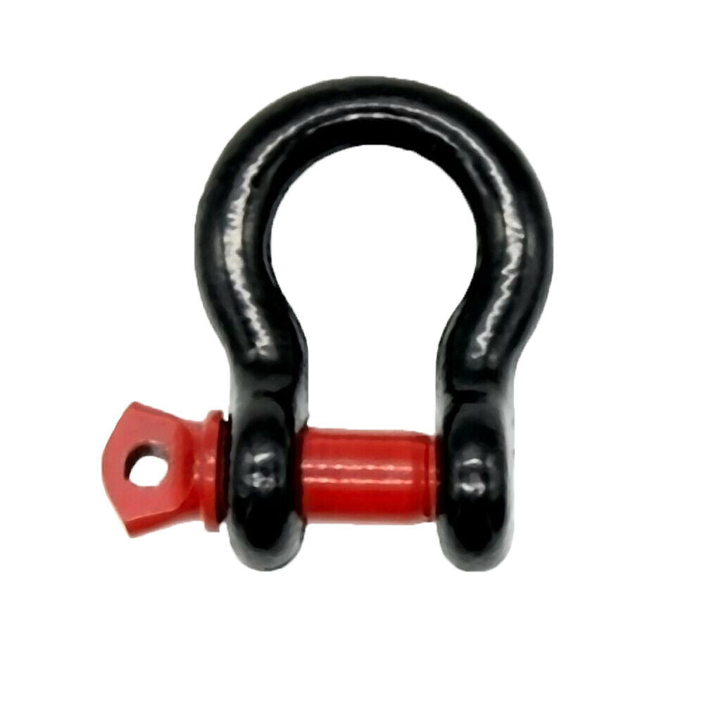 High Quality 3/4''   Tow Trailer Hook Red Black Bow Shackle Clevis D-Rings