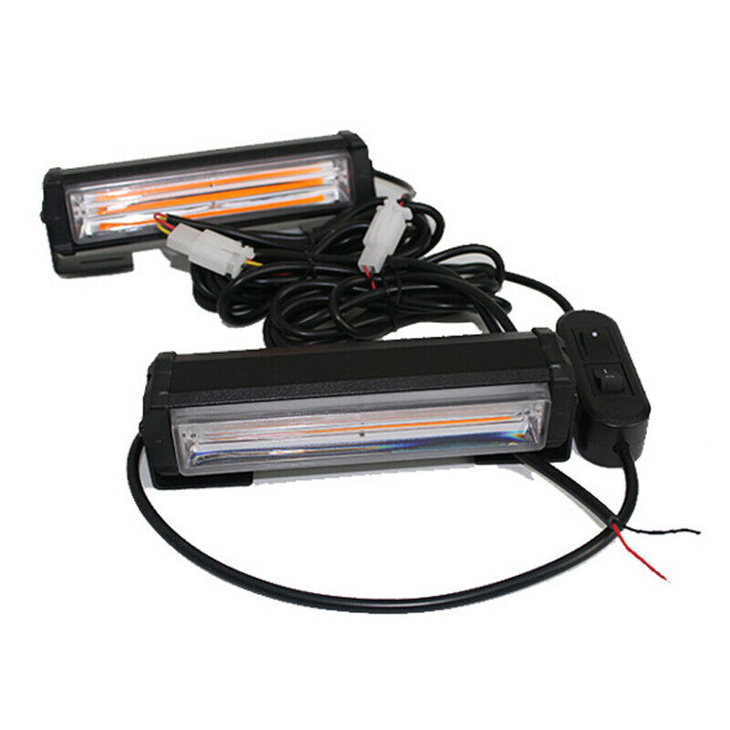 12-24V Car Grill Light SUV Working Lamp Daylight Truck Amber Lighting Aluminum