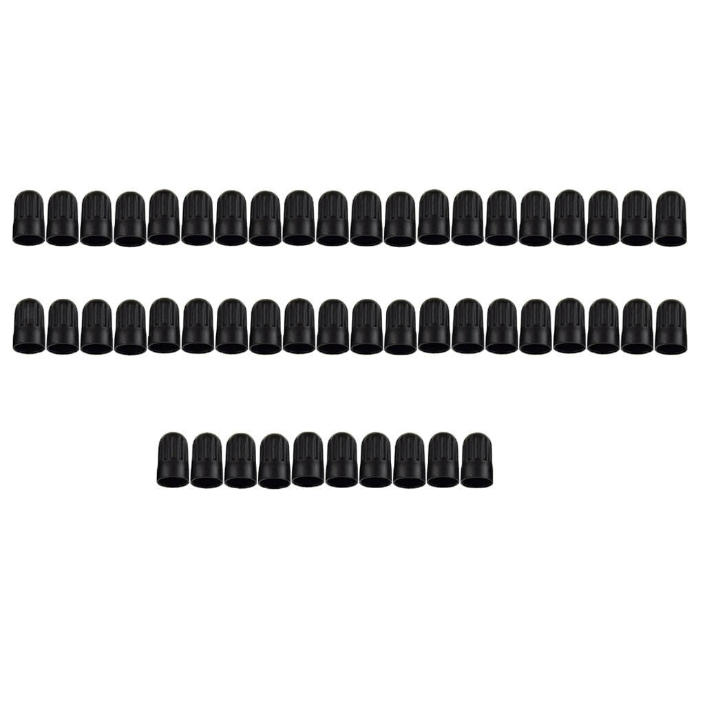 50pcs Car Motorcycle  Wheel Plastic Tire Rod Valve Dust Cover