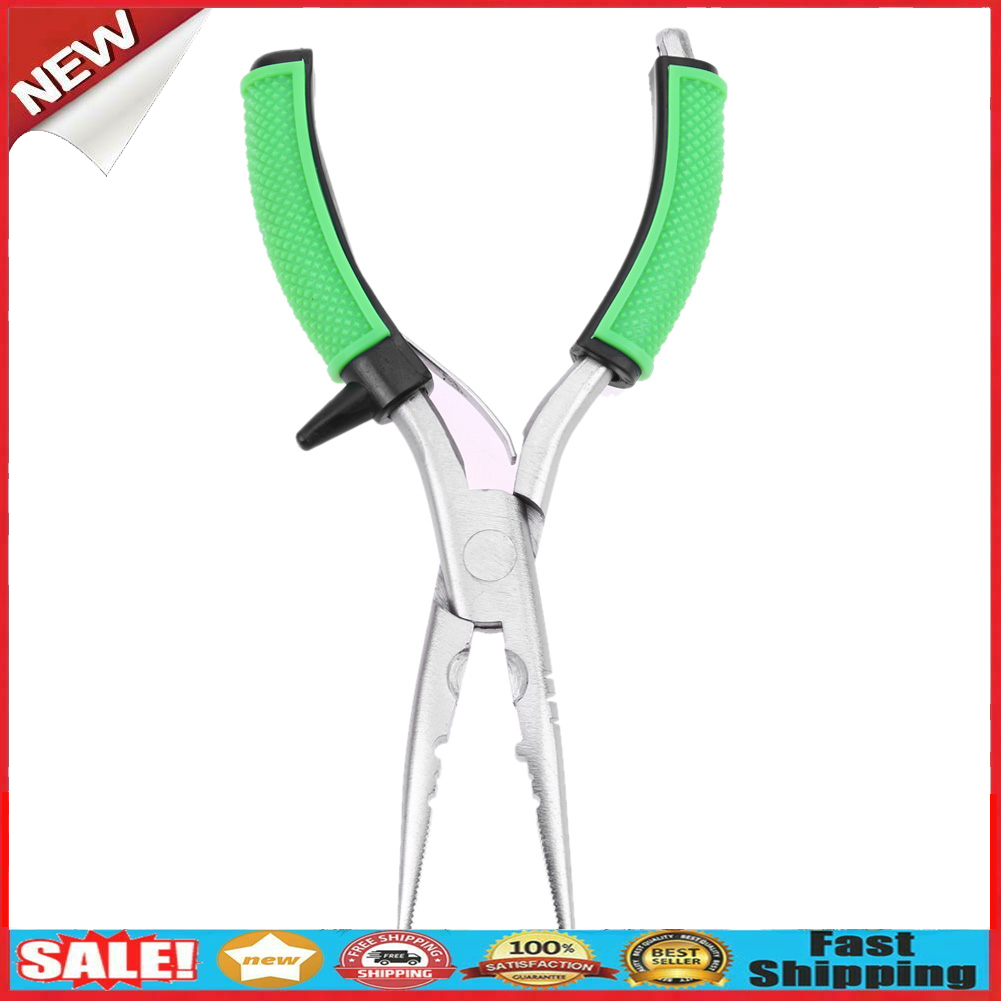 1pc High Carbon Steel Metal Fishing Split Ring Pliers Cutters Hook Remover @