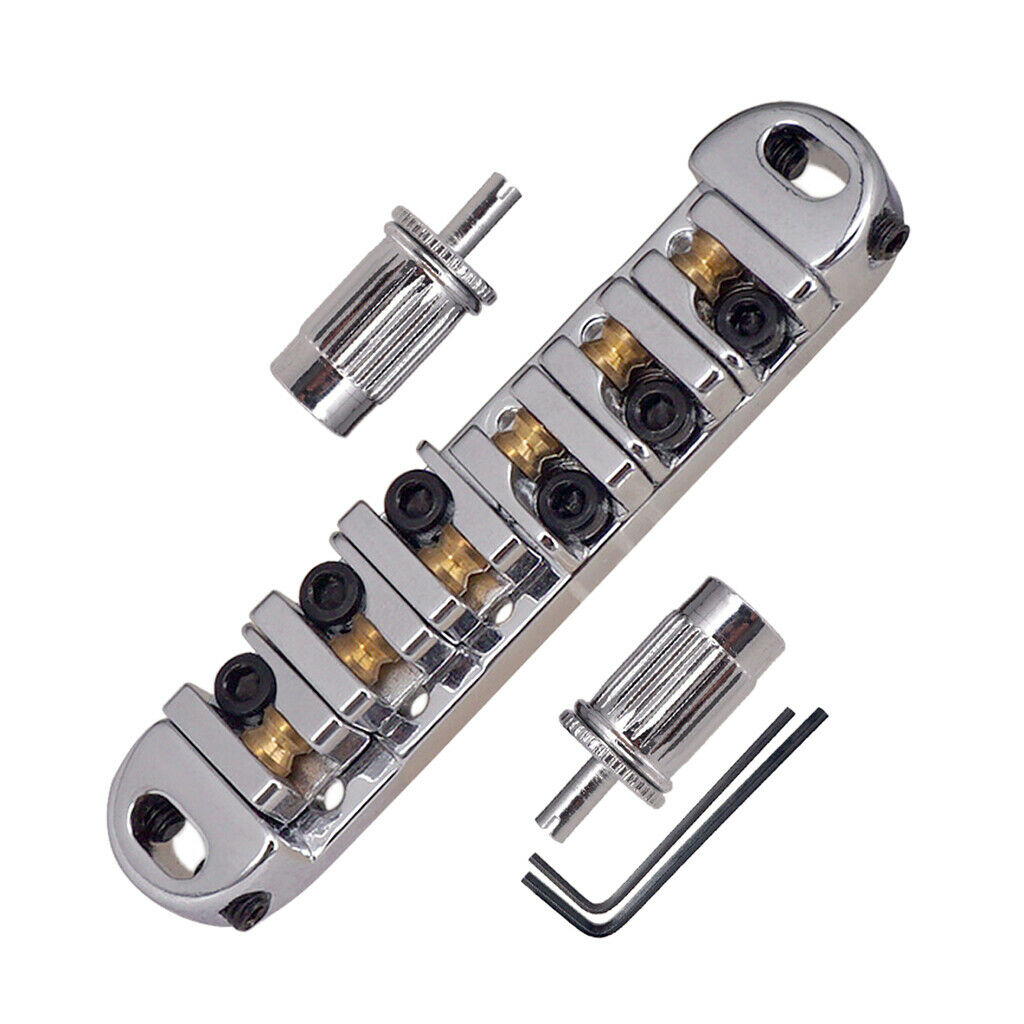 Roll Saddle Lock Bridge with Key for   Guitar Replacement Part