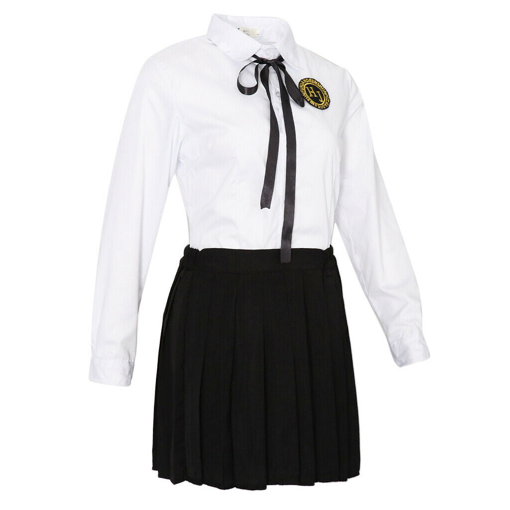 Japanese Anime Classice Cute Sailor Suit Short Sleeve Students Uniform Set
