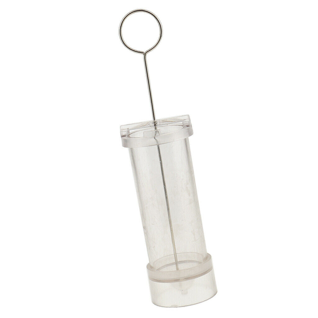 Transparent Clear Candle Mold Round Mould W/ 50x Pre Waxed Candle Wick Cores