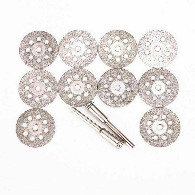 10Pcs Emery Diamond Electric Grinder Blade Mini Diamond Cutting Blade