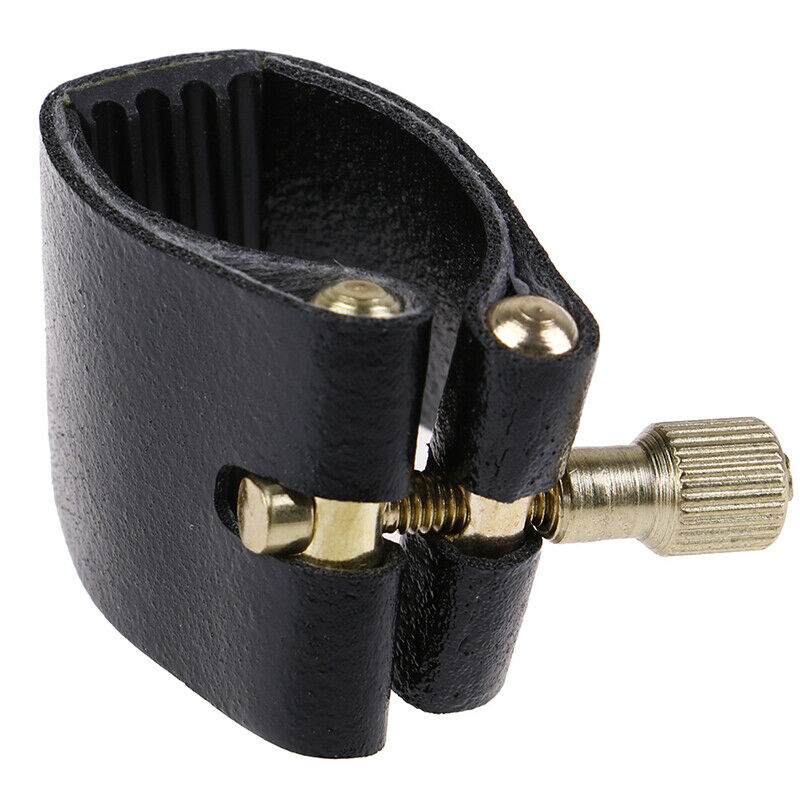 Artificial Leather Alto Sax Ligatures Fastener For Alto Sax Rubber Mouthpiece_DD