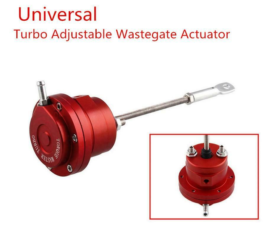 Turbo Adjustable Wastegate Actuator & Rod Universal Aluminum Alloy High Quality