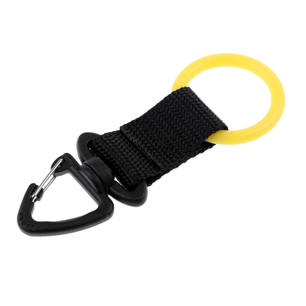 4X Regulator Snorkeling Mouthpiece Holder Lightweight Retainer Buckle Yellow