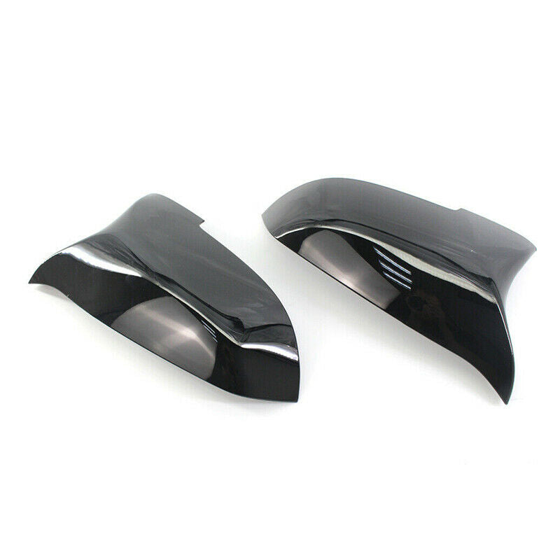 For BMW 5 Series F10 F11 F18 LCI 2014-2017 Glossy Black Side Mirror Cap Cover