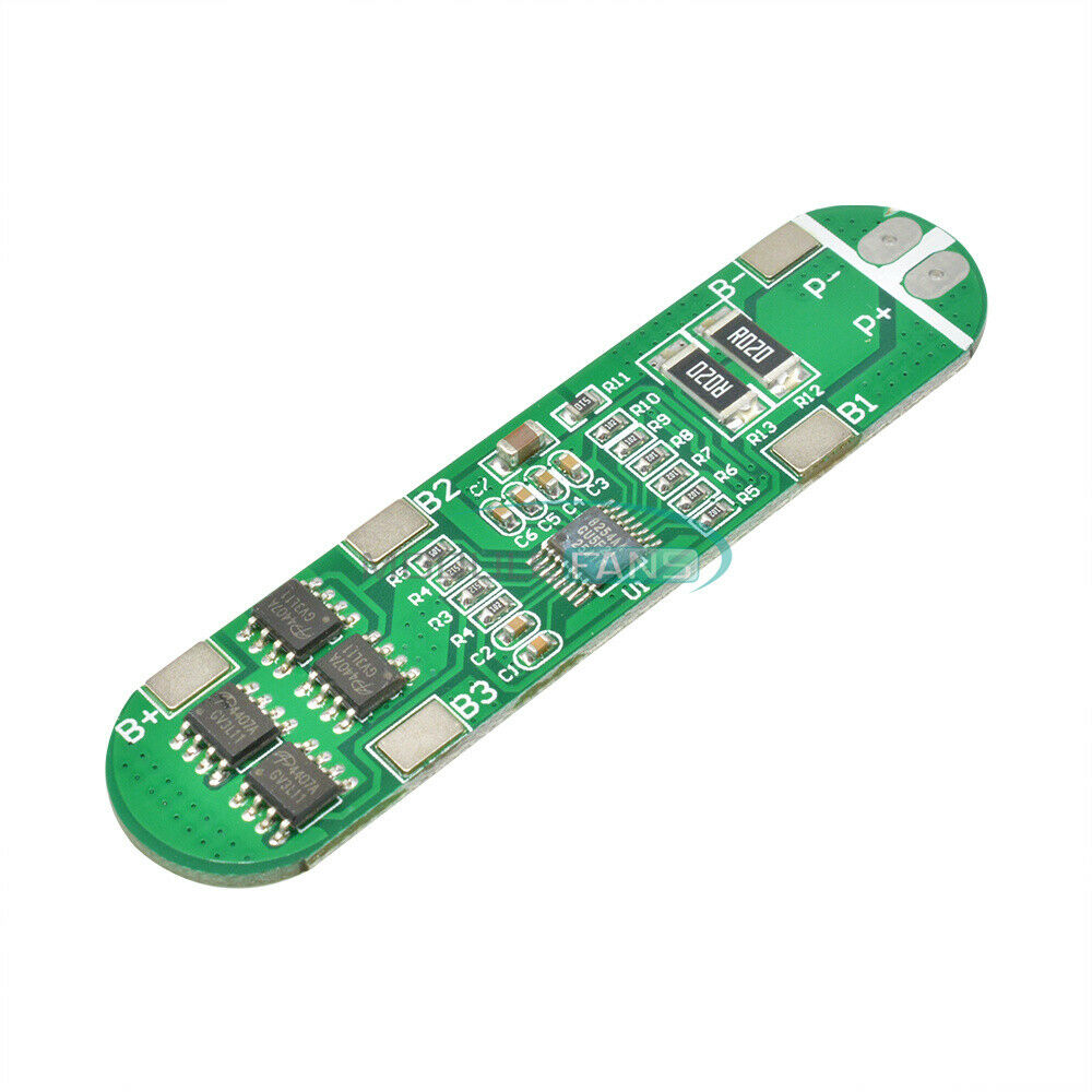 4S 3.7V 6A Li-ion Lithium Batterie 18650 Charger Battery Protection Board 4Pack