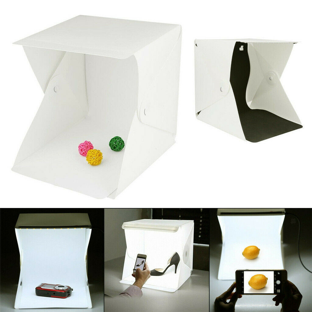 20cm 8-inch LED Light Room Photo Studio Photography Lighting Tent Kit Folding