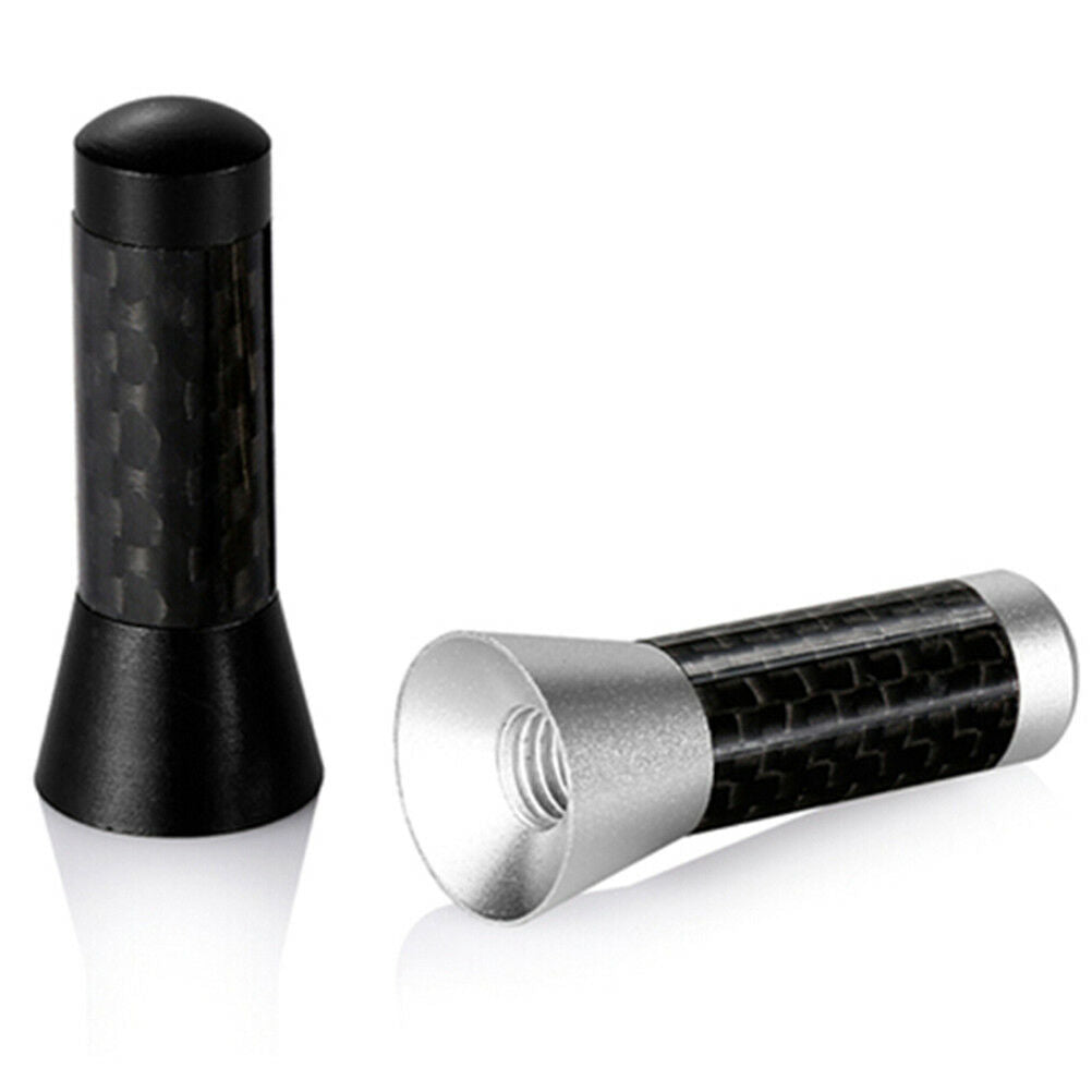 Universal mini 3.5cm carbon fiber screw aluminum car short stubby mast ant.l8