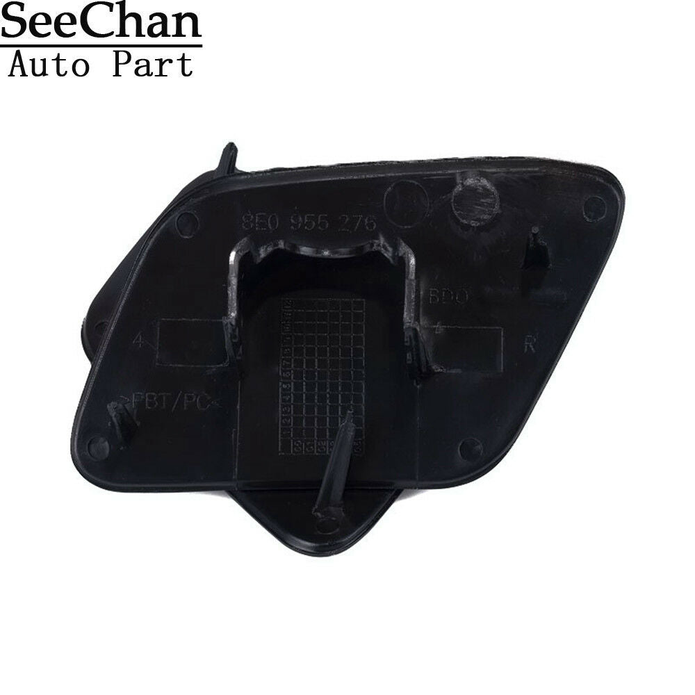 2Pcs Fit Audi A4 B6 2001-2005 Bumper Headlight Washer Cap Cover 8E0955275D 276D