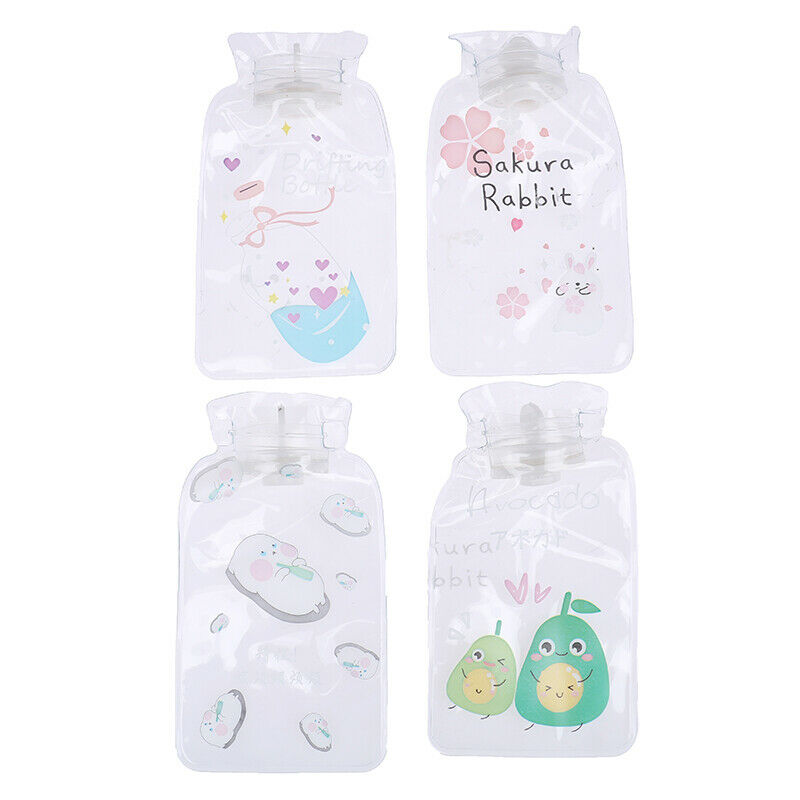New Cute Transparent Hot Water Bag Hand Warmers Cartoon Simple Hot Water .l8