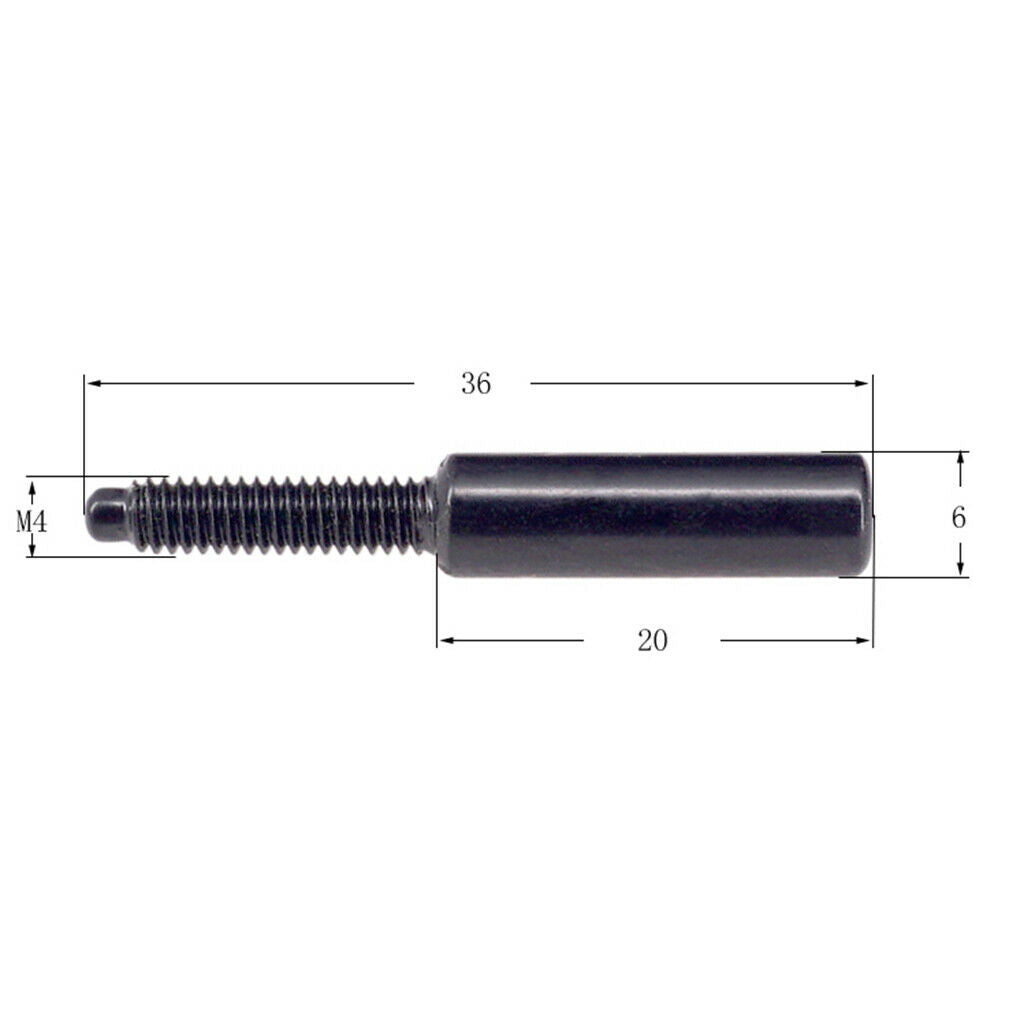 Set/6pcs Black Electric Guitar Parts Locked String Saddle Hexagon Screws DIY