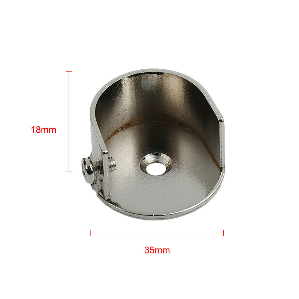 2 Pairs Curtain Recess Brackets Suit 25mm/ 28mm Metal Wooden Curtain Poles
