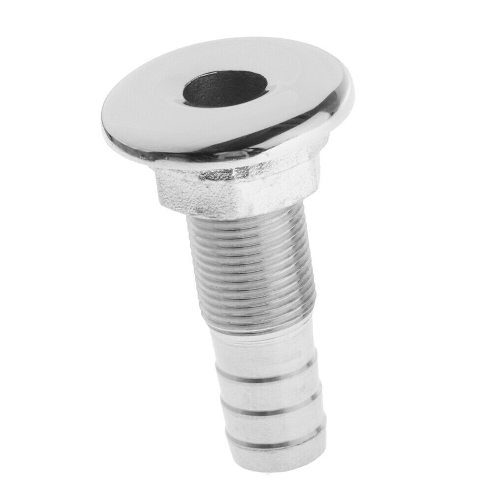 316 Stainless Boat Thru Hull Fitting Outlet Drain Joint for Boat Yacht Accs
