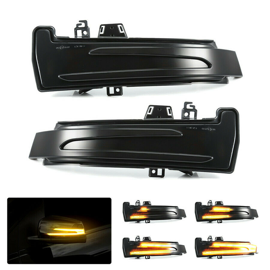 LED Side Dynamic Turn Signal Light  Rearview Mirror Indicator For Mercedes Benz