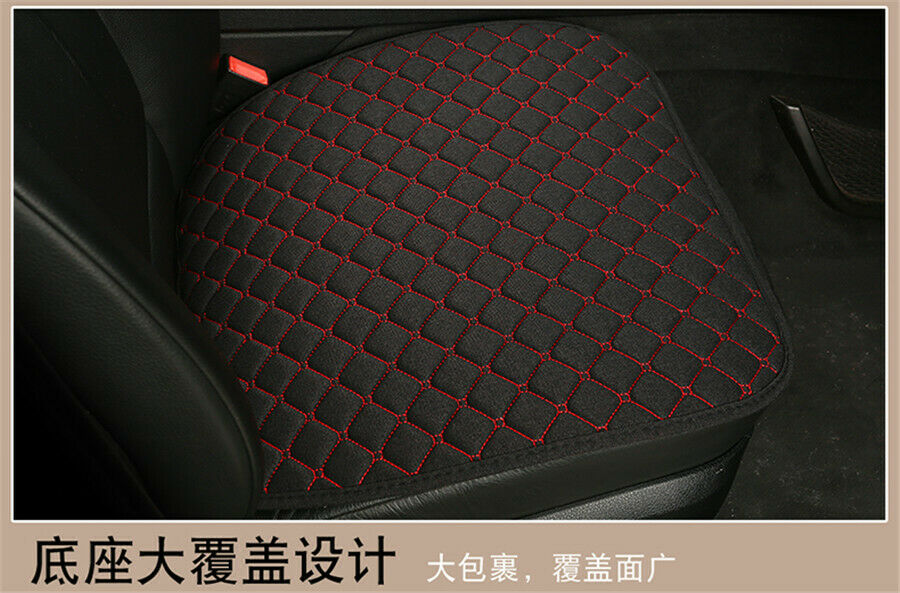 2X High-grade Linen Cushion Breathable Heat Absorption for Car SUV Front Seat