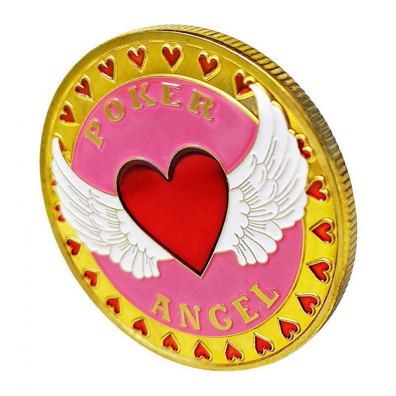 Poker Style Souvenir Alloy Commemorative Coins Collection Lucky Chips Gifts