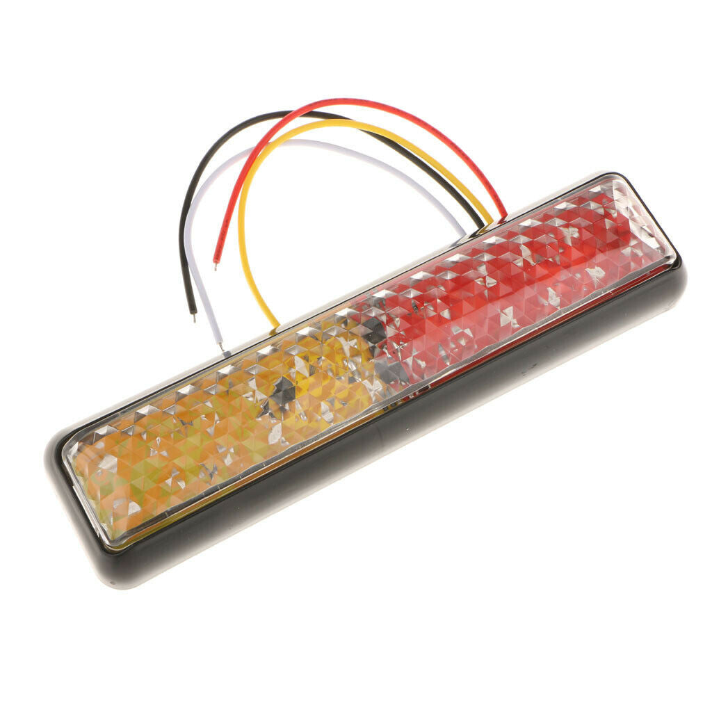 2 Pieces Car Side Marker Turn Signal Tail Lamp Lights Dual Color LED
