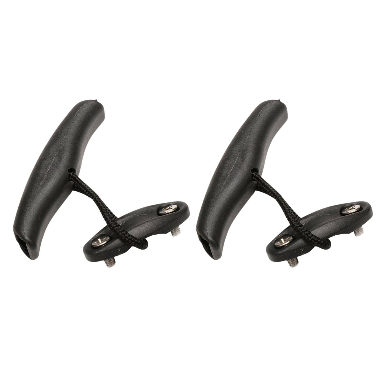 2x Nylon Kayak Pull Handle T-Handle Pad Eyes Side/Top Mounted Carry Tool